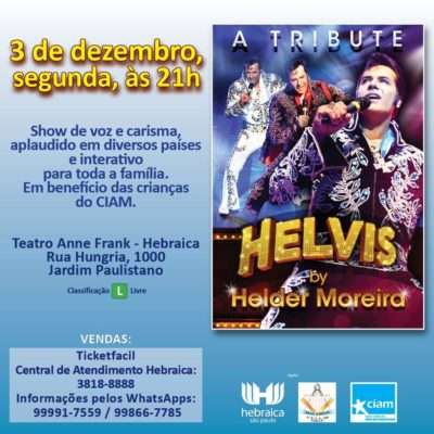 Tributo a Elvis Presley com Helder Moreira 