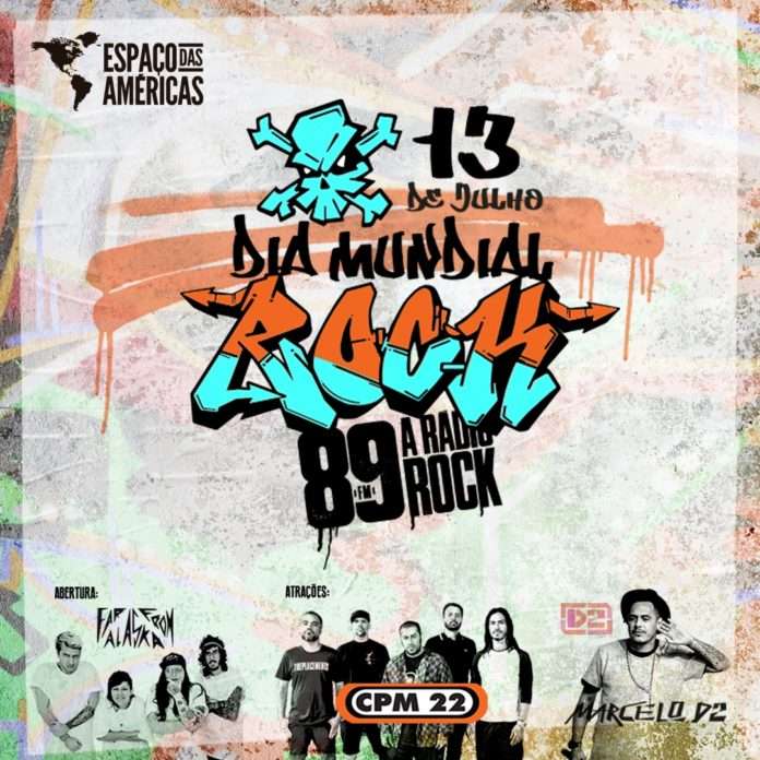 89FM, festa, comemoração, Dia do Rock