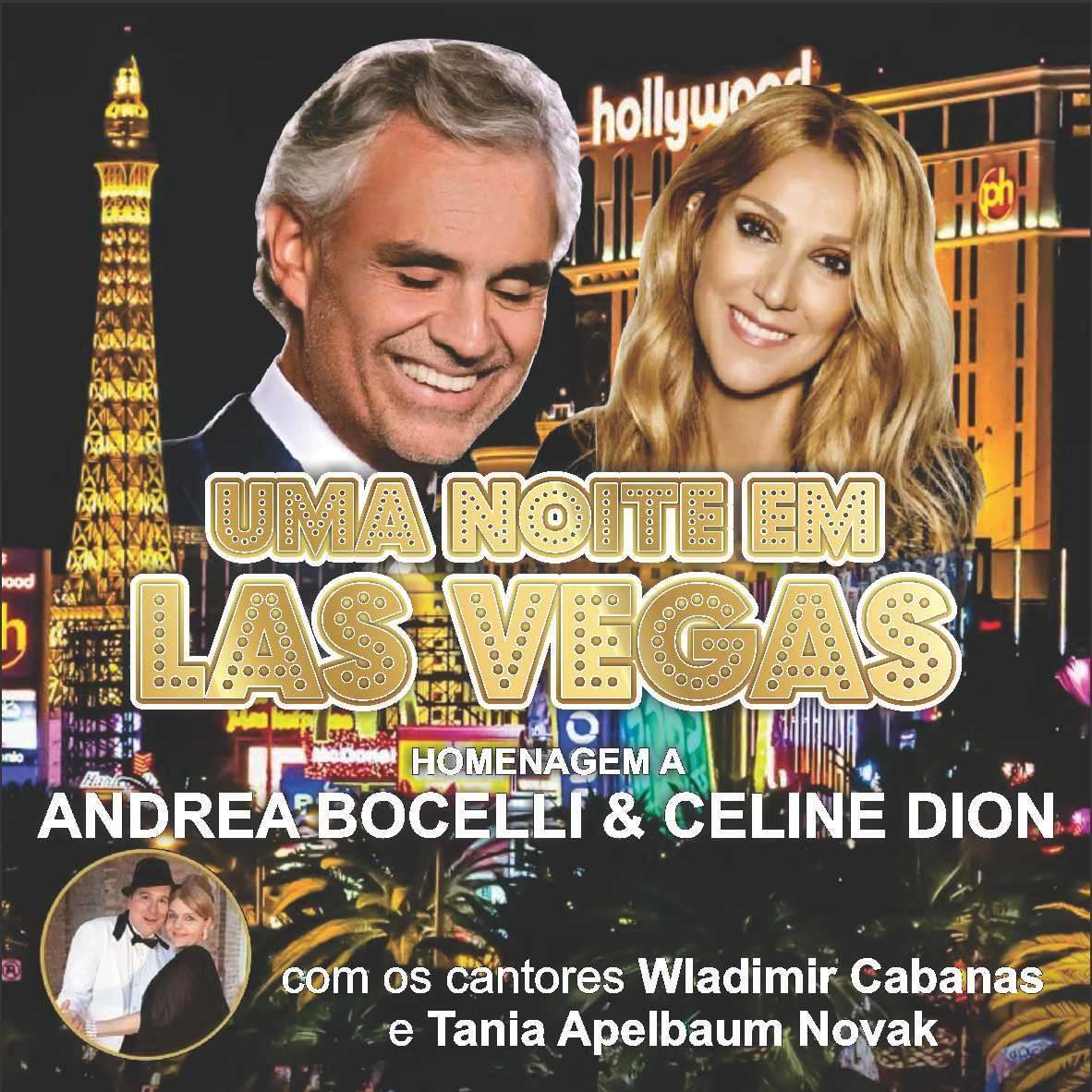 Homenagem a Andrea Boccelli e Celine Dion