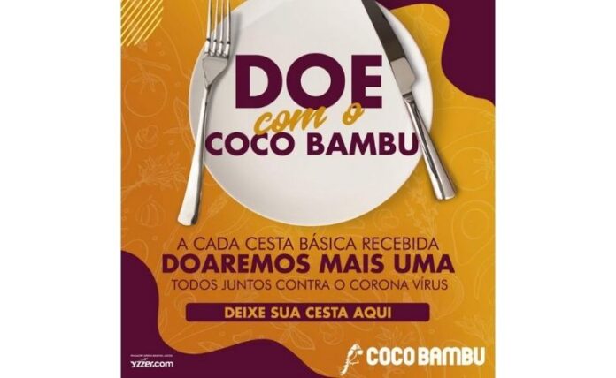 Coco Bambu faz Ação Social