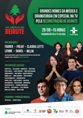 TV Cultura apresenta "Um Abraço em Beirute". 