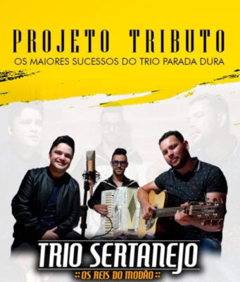 Trio Sertanejo lança "Tributo ao Trio Parada Dura"