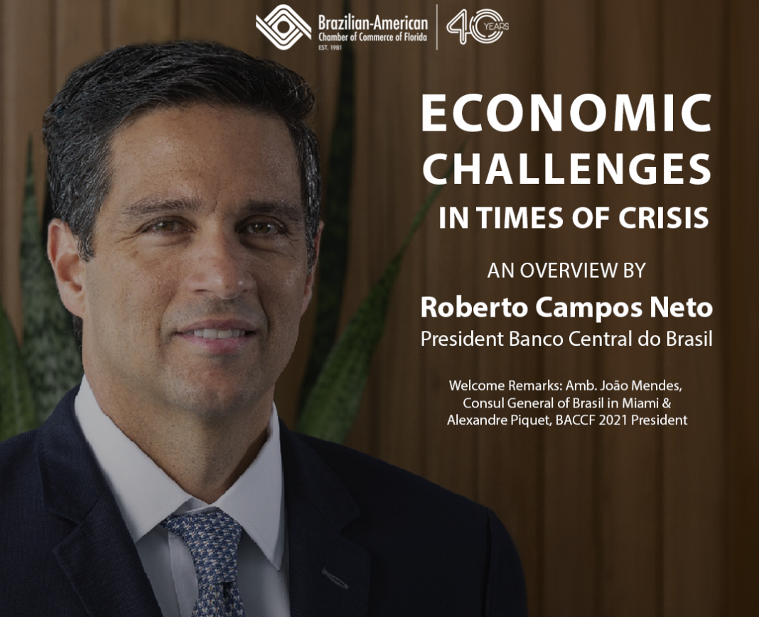 Presidente do Banco do Brasil abre cenario de discussao sobre a crise economica do Brasil nos Estados Unidos