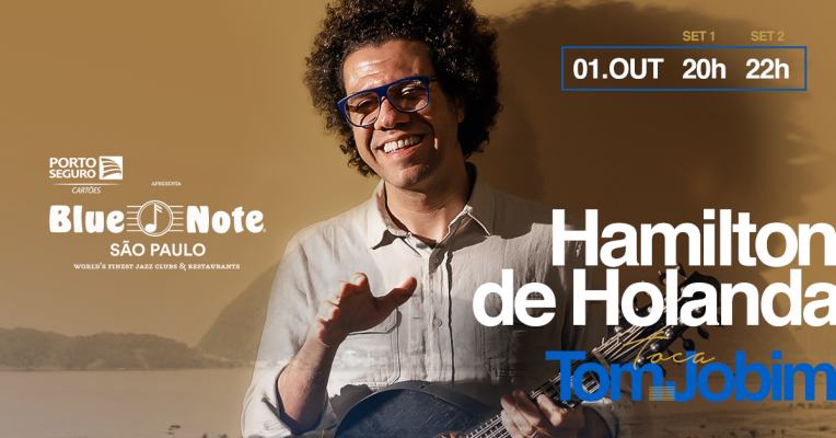 Músico Hamilton de Holanda toca Tom Jobim