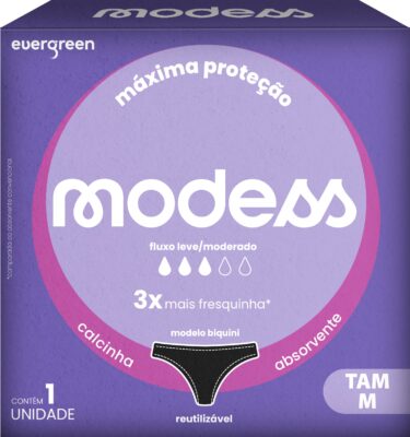 Absorvente Modess novamente no mercado