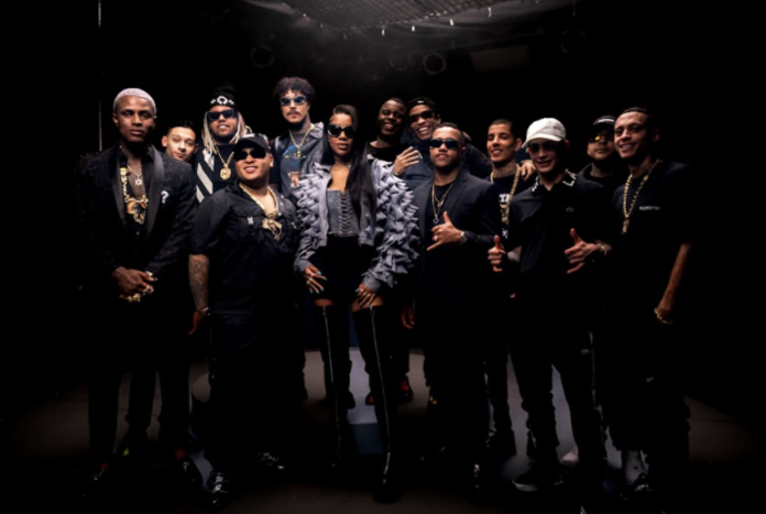 Na foto: Mc Ig, Lt No Beat, Vulgo Fk, Mc Ryan Sp, Mc Livinho, Ludmilla, Mc Kelvinho, Mc Luki, Mc Davi, Mc Don Juan, Mc Hariel, Murillo, Mc Kadu