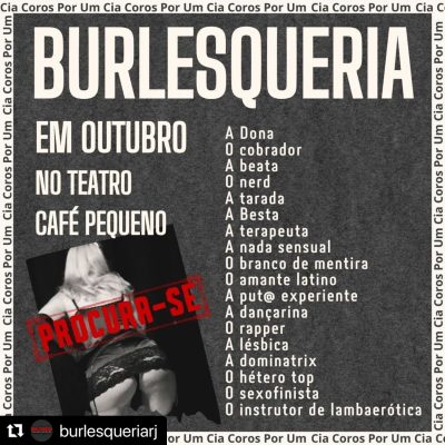 Oldd Simao estreiará no musical  Burlesqueria.