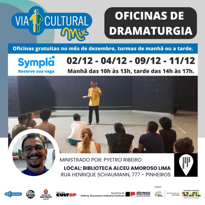 ÚLTIMAS OFICINAS E ATIVIDADES DO PROJETO VIA CULTURA MIX