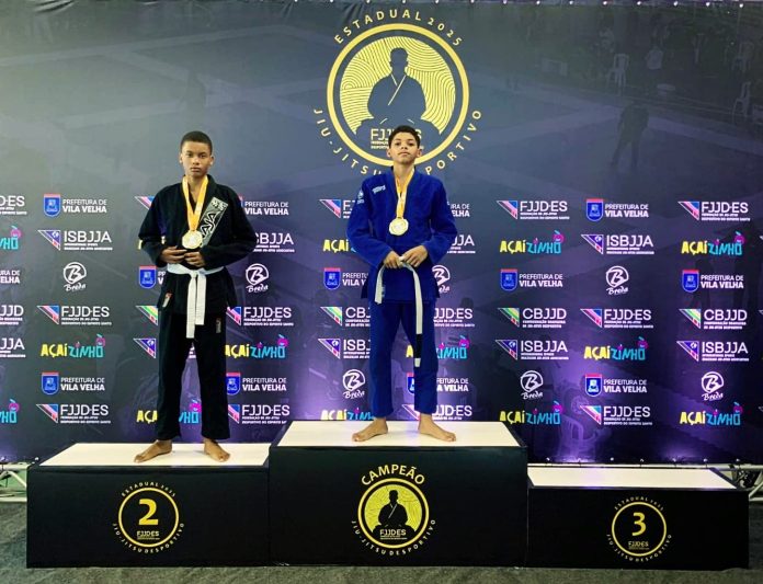 Mickael Souza mostra talento e determinação na 1ª etapa do Estadual de Jiu-Jitsu