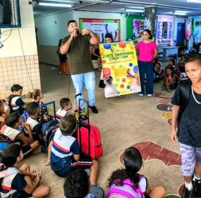 SEMA e SEMSU com o Programa TAMPINHAS DO BEM SEMA e SEMSU com o Programa TAMPINHAS DO BEM
