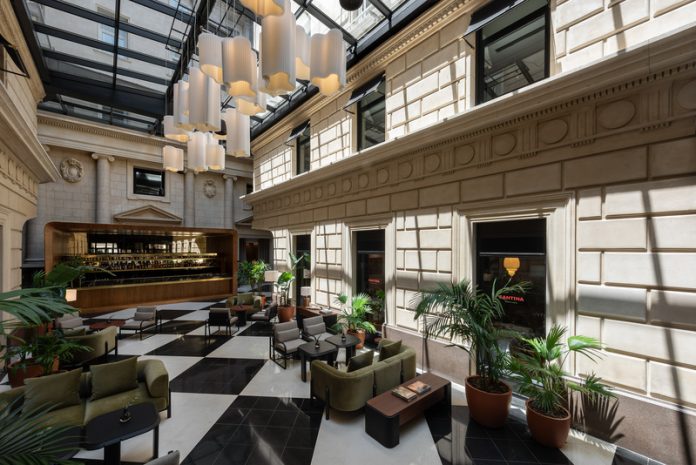 Lobby do Casa Lucia Meliá Collection, em Buenos Aires | © Copyright - Crédito da foto: Divulgação