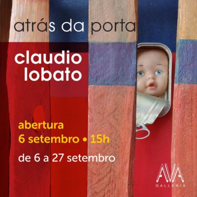 Claudio Lobato abre a exposição 'Por Trás da Porta'.