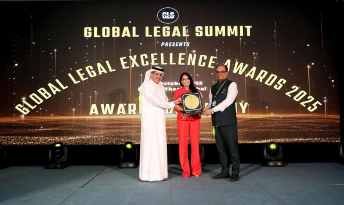 Advogada Blaine Deolindo recebe o Global Legal Excellence Awards 2025 -Créditos divulgação