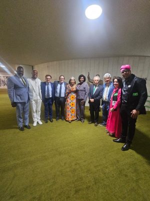 Rainha Diambi conclui visita oficial ao Brasil