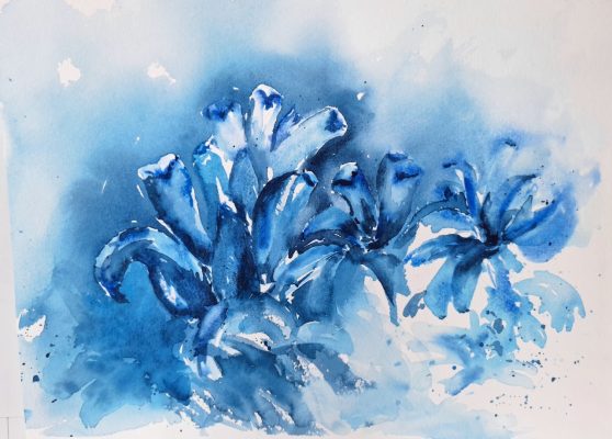 Fátima Vollú abre a exposição individual 'AZUL.