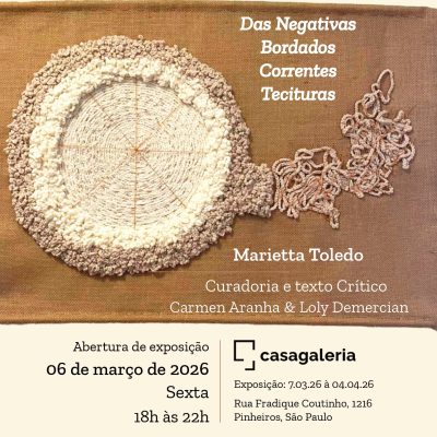 A artista Marietta Toledo abre sua nova mostra na Casagaleria