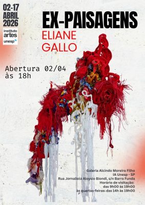 Exposicao individual da artista visual Eliane Galllo.