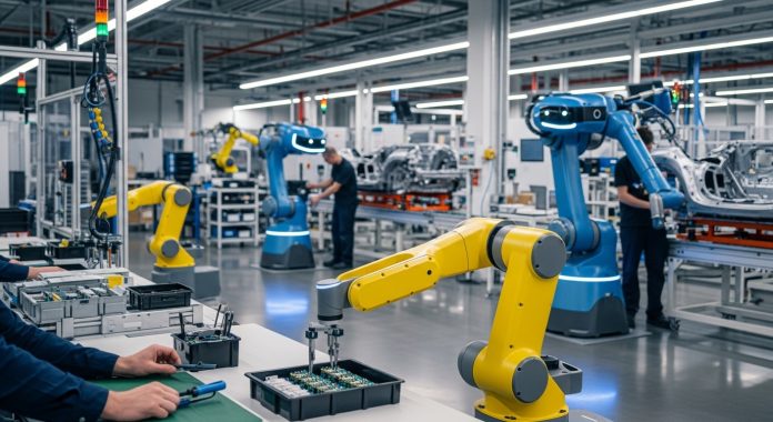 Robôs Colaborativos e Produtividade Industrial