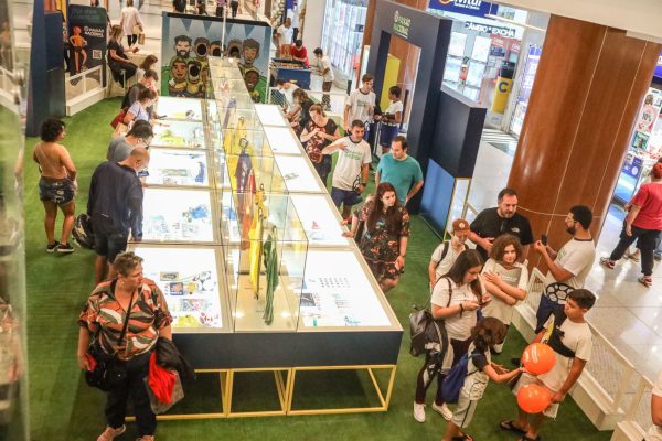 Exposição sobre a história do futebol e da Copa do Mundo