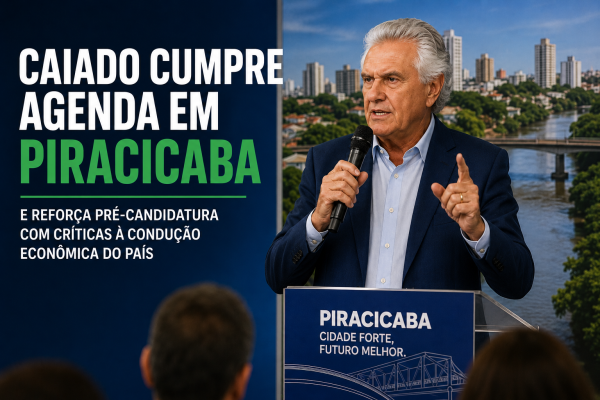 Ronaldo Caiado cumpre agenda em Piracicaba 