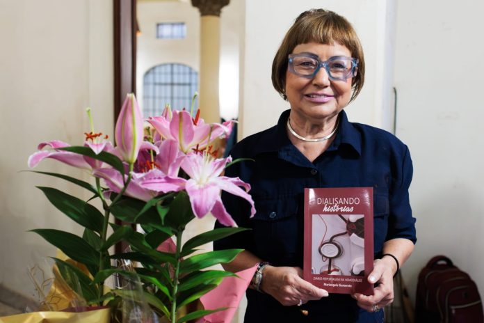 A jornalista Mariangela Gumerato, ex-editora da EPTV, lança seu primeiro livro Dialisando Histórias. Foto: Acervo da escritora/Divulgação